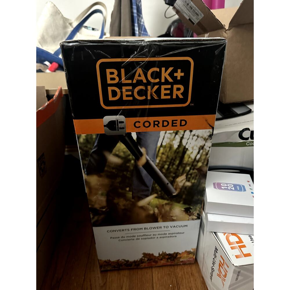 Black & Decker 3 in 1 VACPACK 12 Amp Leaf Blower, Vacuum, and Mulcher